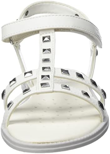 Geox Girl's Karly Sandal 66 (Little Kid/Big Kid) White 33 (US 2 Little Kid) M | Image 1