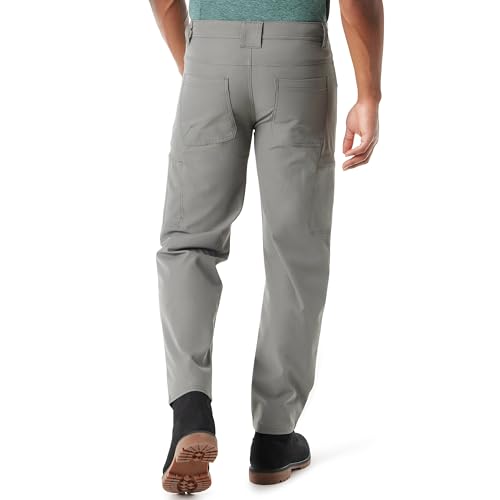 BASS OUTDOOR Men's Essential Water Repellent Tech Zip Cargo Pocket Tapered Leg Pant Standard3