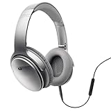 RKEBK Replacement Audio Cable Cord Extension Wire for QC25 QC35 Headpho with in line Mic Volume Control (Black)