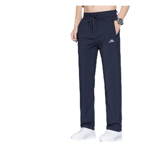 Meshirons - Ice Silk Mesh Panel Casual Pants, Coolmance Stretch Pants for Men, Mencomfy Pants for Men