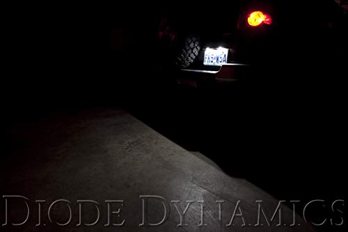 Diode Dynamics License Plate LEDs compatible with Toyota FJ Cruiser 2007-2014 (pair), 194 HP3 Cool White (6000K)