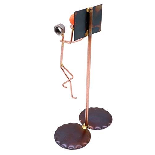 Figura Decorativa Baloncesto Hecha a Mano Metal miniatura 4