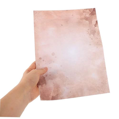 Papier Vintage A4 pour Scrapbooking : 100 feuilles double face - 4