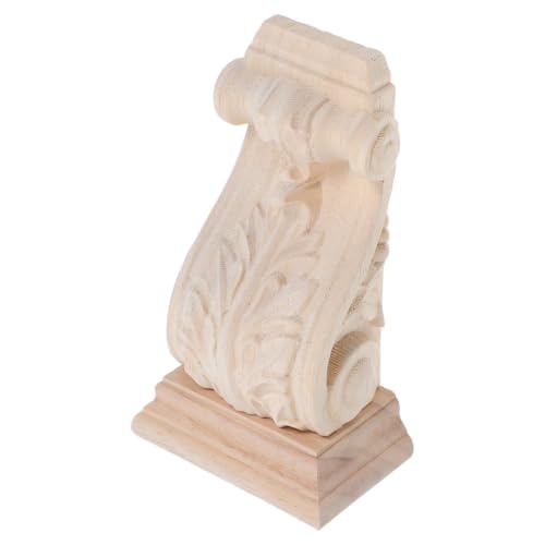 Ménsulas de madera tallada estilo europeo para decoración y bricolaje de muebles