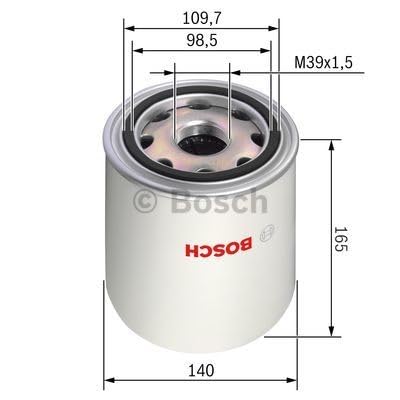 Bosch 0 986 628 254 Drucklufttrockner, Imp