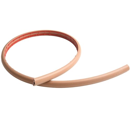 Wlinfetity Passacavi flessibile in PVC D20, base autoadesiva a 3 canali, per cavi di alimentazione e cavi TV, lunghezza 1/3/5 m, colore: nero