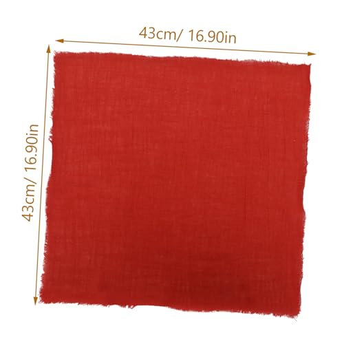 Servilleta de Tela Zerodeko 16.9" x 16.9" Poliéster Roja miniatura 2
