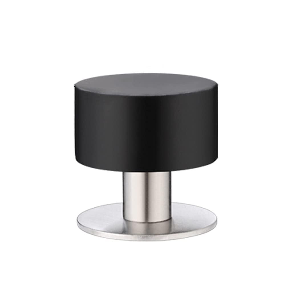Magnetic Door Stop Door Stopper Stops Adhesive Wall Mounted Stop Stainless Steel Doorstop for Floor with Sound Dampening Bumper