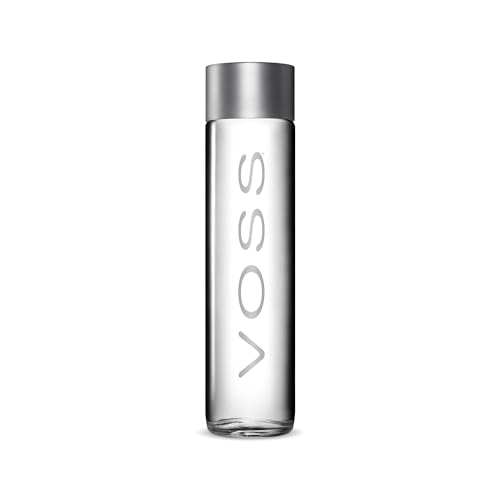 VOSS Still Water, Pack of 24 x 375ml VOSS Original Glass Bottles, Natural Mineral Water