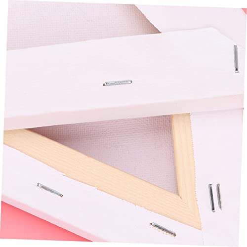 Lienzo triangular para estudiantes que buscan un tablero de pintura irregular de 15 cm blanco 3