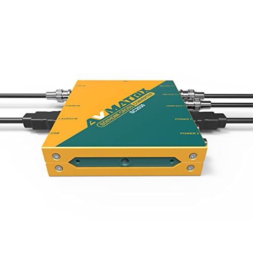 Convertidor de señal cruzada AVMATRIX SC2030 con escalador integrado 2