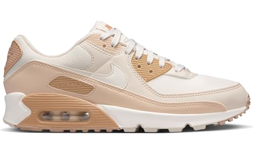 Nike Air Max 90 Womens Lifestyle Shoes (Phantom/Sail/Sanddrift/Orewood Brown), 103