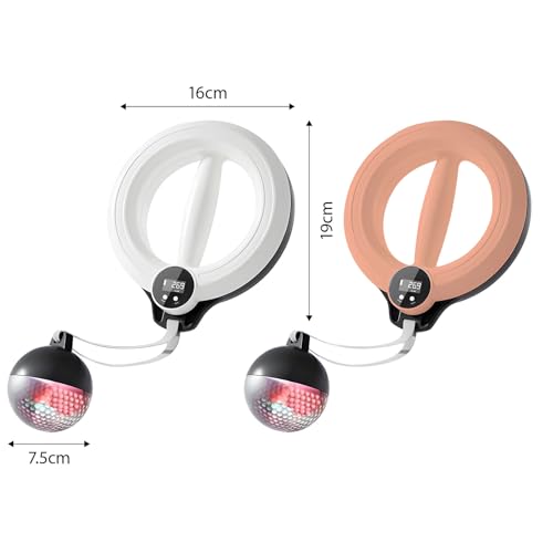 Anillas de ejercicio portátiles con luz y rotación automática miniatura 7