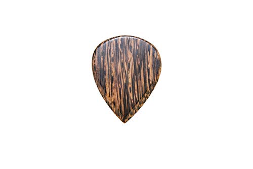Pickmann Xl Jazz Exotic Sampler Guitar Picks Plectrums Value Pack For Archtop Jazz Guitar & Electric Guitar Made From Palmwood, Coconut, Bone, Ebony, Horn, Tamarind & Haldu #TOP2