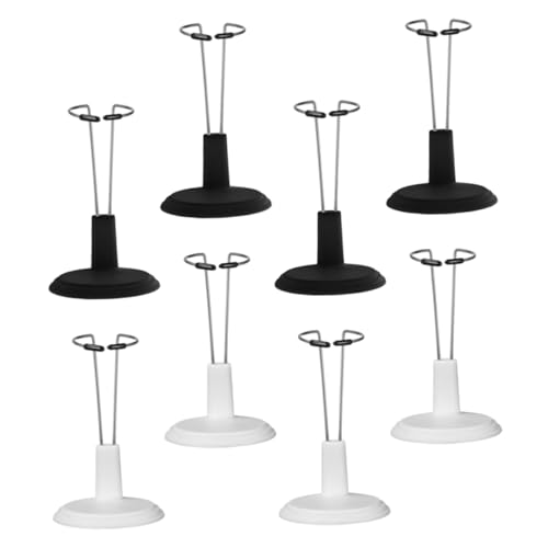 CIYODO 8 Piezas Soporte Muñecas Soporte Vertical Reutilizable Base Estable Exposición de Muñecas Decoración y Almacenamiento