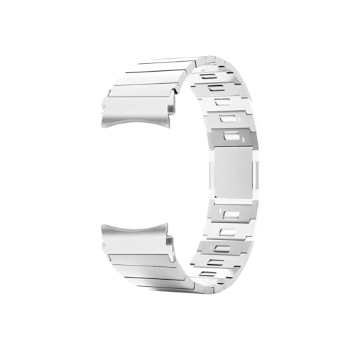 ���Ԍ��X�e�����X�o���h�ɓK������Samsung Galaxy Watch 6Classic 47mm 43mm/Watch 4 5Pro 44mm 40 45mm(Silver,For Watch 4 Classic 46mm)