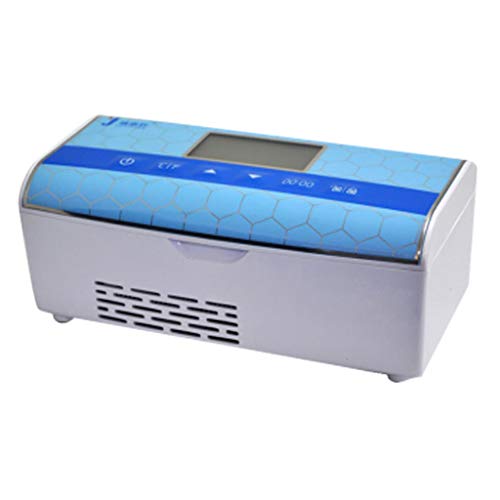 Insulin-Kühlbox Mini-Kühlschrank Batteriebetrieben Hält 2-25 ℃ Frei Arbeitend 5-30 Stunden Ununterbrochen Mit USB-Autoadapter