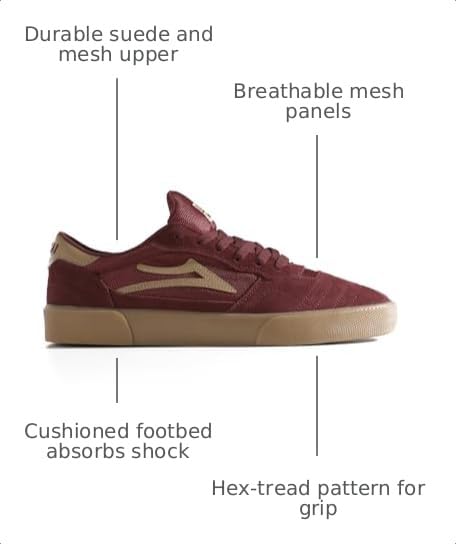 Image of Lakai Men's Cambridge Low-Top Skateboarding Shoe