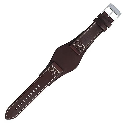 Bracelet de montre 22mm Fossil CH-2599 cuir marron homme LB-CH2599