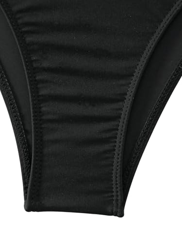 Floerns Women's 2 Piece Bathing Suit Cut Out Criss Cross Halter Bikini Set4