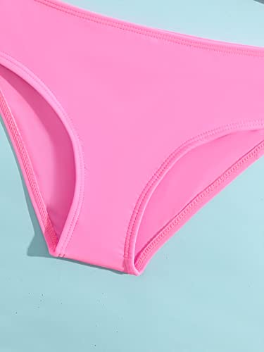 WDIRARA Toddler Girl's Striped Scoop Neck Bikini Swimsuit Two Piece Bathing Suits4