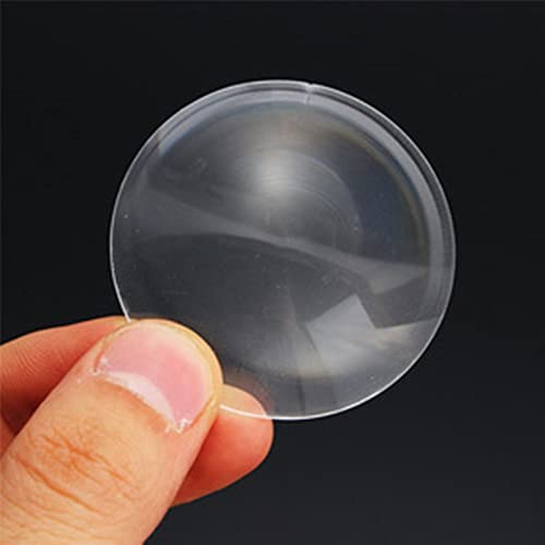 Lentes de aumento de lente Fresnel, diámetro 42 mm (1,65 pulgadas) Longitud focal 35 39 43 50 55 60 70 80 mm, utilizado para el aula de física, calefacción solar, lentes de gafas VR DIY 2 piezas