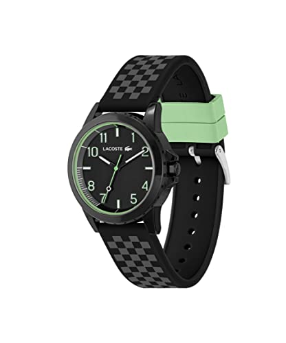 Image of Lacoste Rider Unisex Quartz Plastic and Silicone Strap Watch, Color: Red (Model: 2030047)