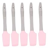 DRESSOOS 5個 ワックスナイフを塗る 化粧品へら スキンケアフェイス ャー スキンケア顔 フェイスクリームスパチュラ フェイシャルクリームスパチュラ シリコンヘラターナー ハンドフットケアス