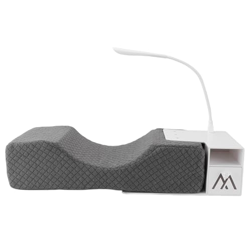 Oreiller mousse à mémoire de forme ergonomique Pilipane maintenant la tête droite pendant la pose