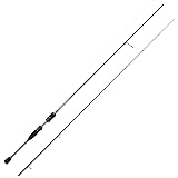 cañas okuma para pejerrey Carbono 24T, mango EVA de 3 piezas con inserciones de goma de corcho, tecnología Ufo punta CCS Seaguide