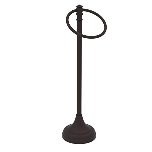 Allied Brass CL-54 Carolina Collection Ring Stand Guest Towel Holder, Oil Rubbed Bronze