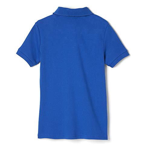 Image of French Toast Girls' Short Sleeve Picot Collar Polo School Uniform Shirt (Standard and Plus)