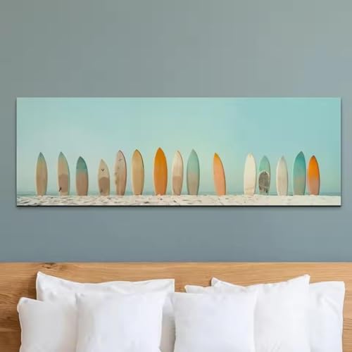 Affiches de surf vintage pour décoration murale salon et chambre d'ado