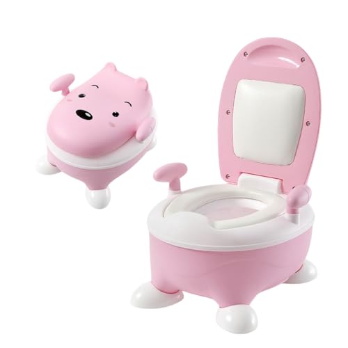 新しいPPベビーと子供用トイレ、赤ちゃん用小型トイレ、クマの漫画トイレ、幼児用小便器 (C)