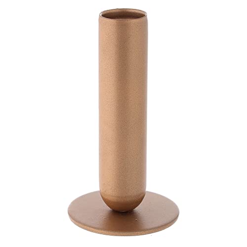 Golden Iron Candle Holder with 12 cm high casing