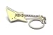 Gifticuffs James Hetfield ESP Eet Fuk Explorer Guitar shaped silver-plated keyring musician gift
