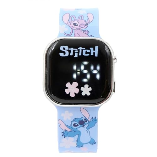 Accutime Lilo & Stitch - Stitch and Angel Kids Digital Interactive Smart Watch