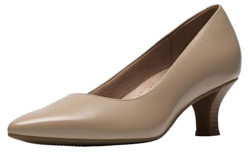 Clarks Kepley Vine mocassins luxe en cuir beige souple grande largeur