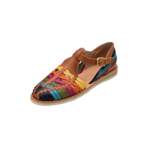 Macarena Collection Multicoloured Leather Huarache Sandals Cover