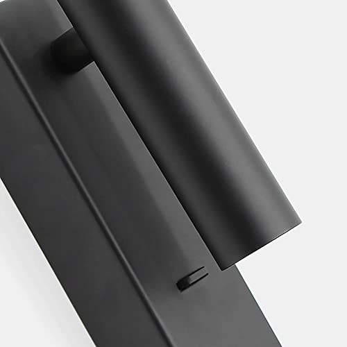 Aplique de pared LED moderna con USB e interruptor para luz de cabecera de dormitorio 6