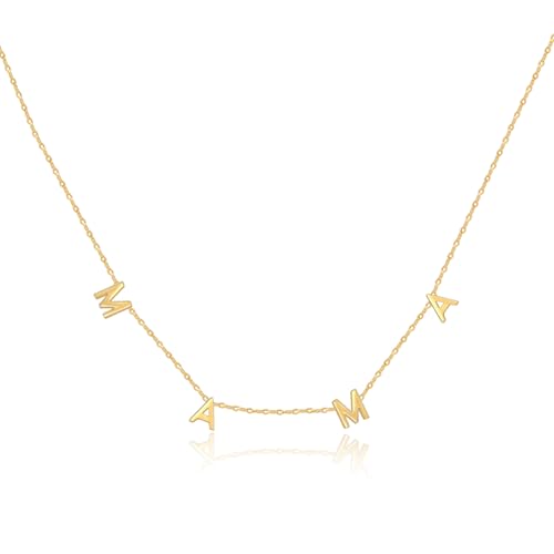 OMSEEN Mama Necklace Gifts for New Mom First Mom Birthday Christmas Gifts for Mother in Law