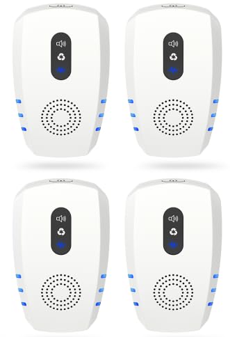 2026 Cvtayn Upgraded Ultrasonic Pest Repellent Indoor Repeller, Mouse Traps, Repellent Roach, Mouse, Bugs, Mosquito, Mice, Spider, Ant, Rodent Repellent Ultrasonic Plug in, 3 Mode Switching，5 Pack