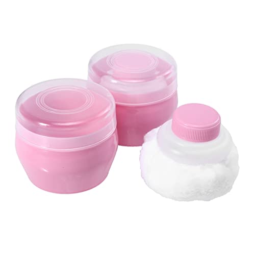 VICASKY Infant Newborn Baby Talcum Powder Puff Delicate Body Puff for Bath Set