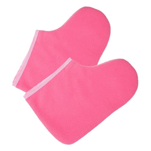 HONMEET Paraffin Wax Spa Foot Covers Comfortable Liners for Pedicure Soft and Warm Booties for Foot Care for Moisturizing Treatments Fit for All