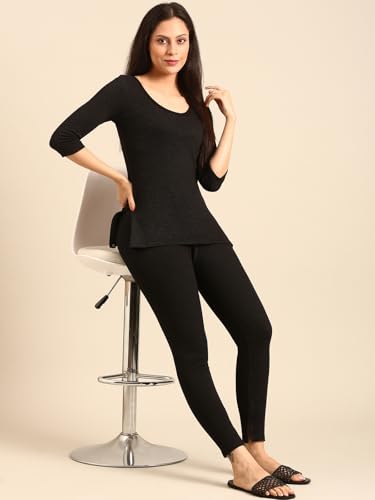 Image of Rupa Women's High Rise Slim Thermal Bottom