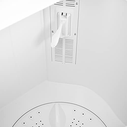 Super General 12 kg Twin-tub Semi-Automatic Washing Machine, White, efficient Top-Load Washer with Low noise gear box, Spin-Dry, SGW-1212, 89 x 54 x 97 cm, 1 Year Warranty