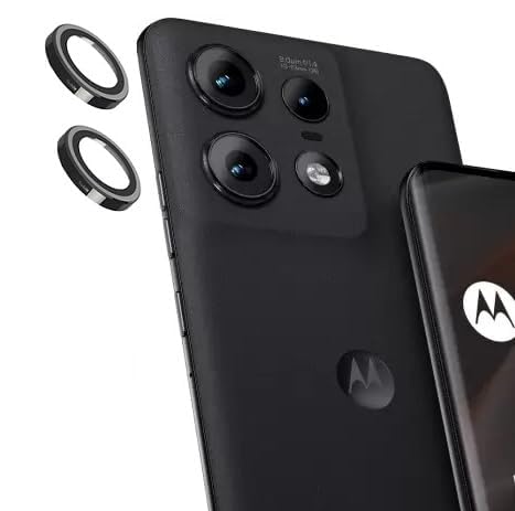 MOBIKTC [2Pack- Black Camera Lens Protector for Motorola Moto Edge 50 Pro 5G Tempered Glass Metal Camera Rings, Ultra HD, 9H Hardness, Anti-Scratch, Case Friendly (B0D6NKMK1X) Amazon Price History, Amazon Price Tracker