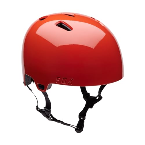 Fox Racing Unisex Flight Mountain Bike Helmet, Atomic Orange Solid, Small