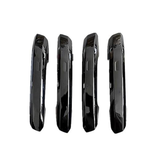 Poignée porte extérieure ABS auto noir kit couvercle pour A4 B9 A5 2017-2024 Q5 2019-2024
