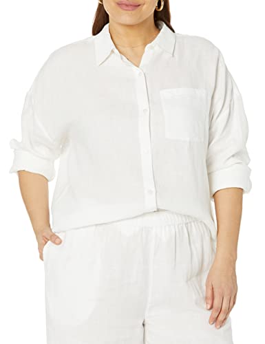 The Drop, camicia da donna in lino India, taglio